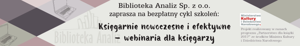 Webinarium dla Księgarzy, Biblioteka Analiz 